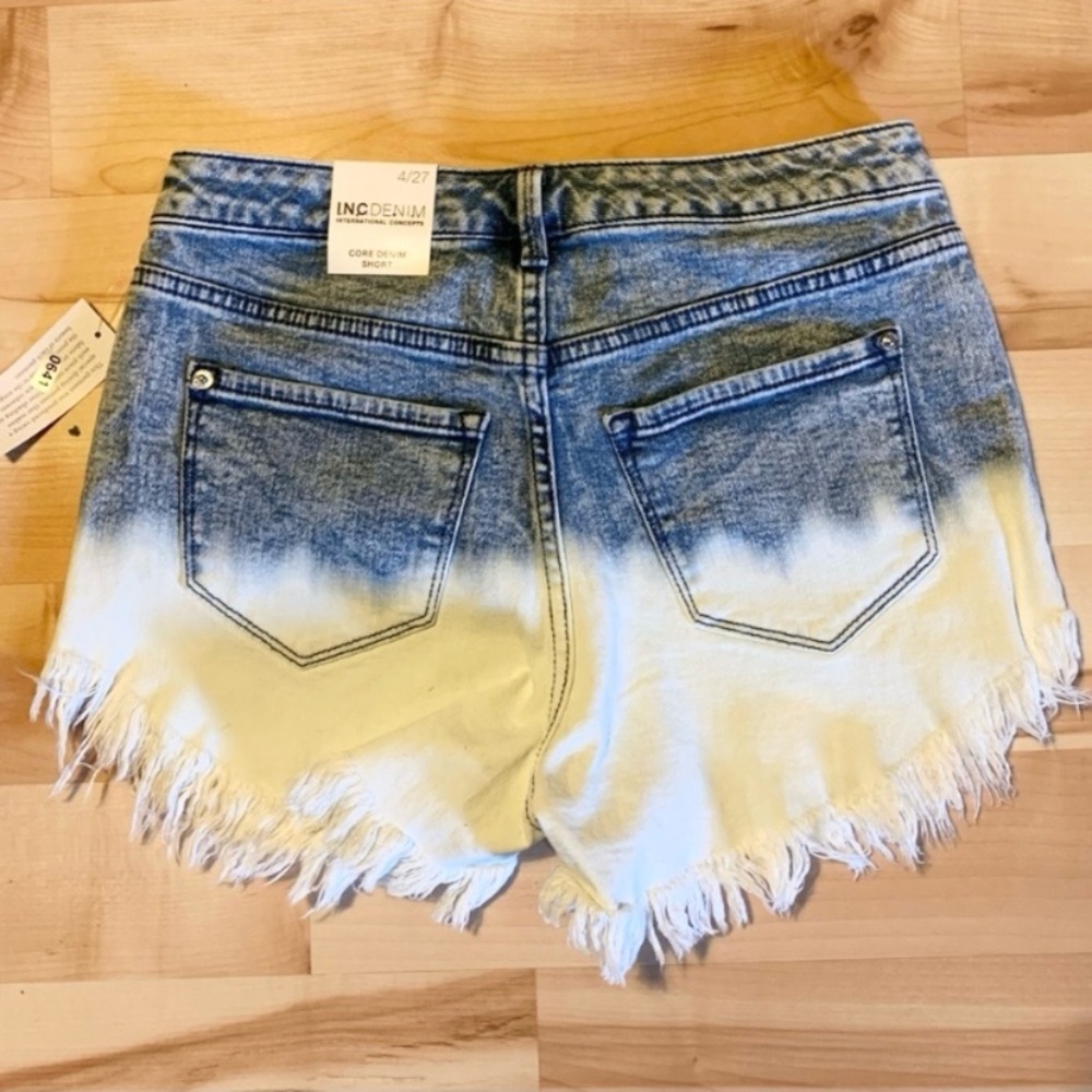 INC International Concepts Frayed High-Rise Cord Shorts - Picture 8 of 14